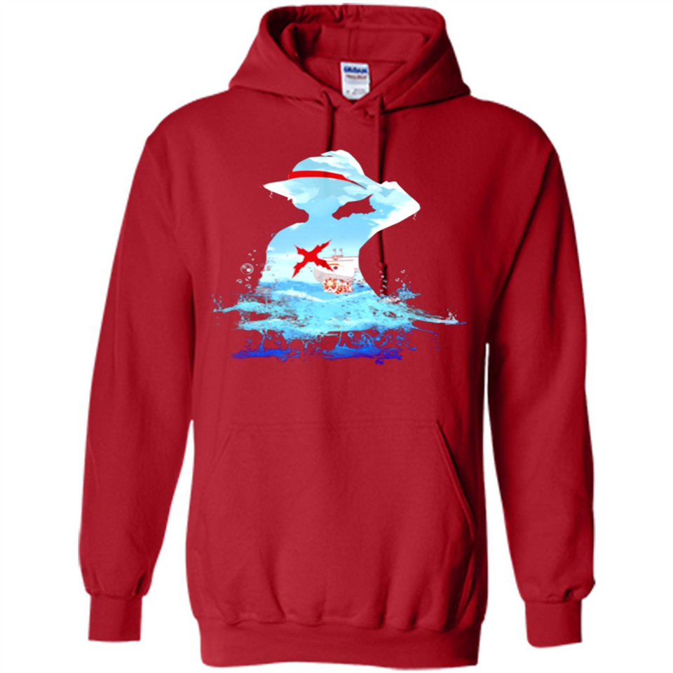 Luffy sea 2 - Hoodie