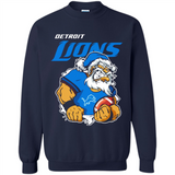Grumpy Santa Claus Detroit Lions Football Team PINGPONG