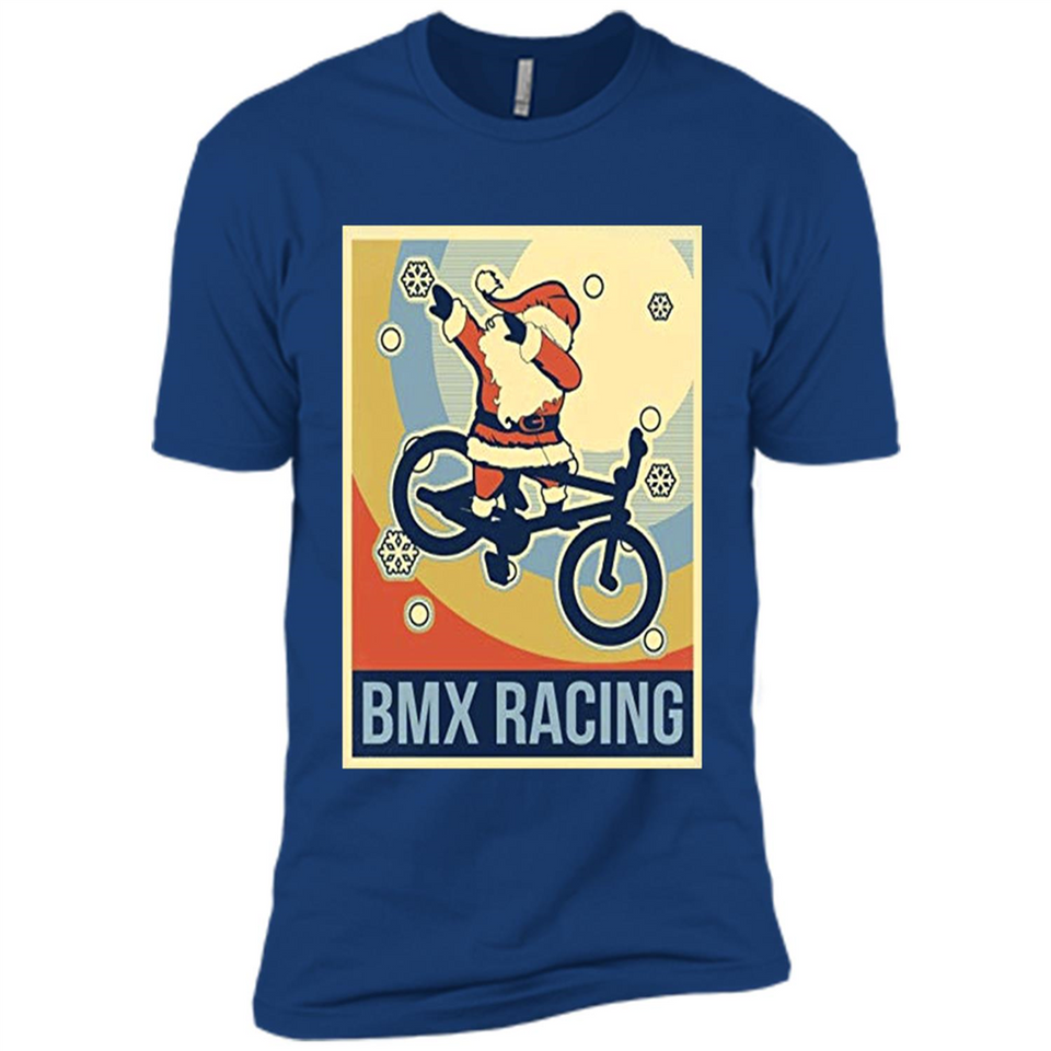 bmx racing dabbing Santa Christmas