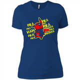 Pikachu Deadpool T-Shirt PINGPONG - Ladies' Boyfriend T-Shirt