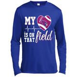 Arizona Cardinals Football My Heart is on that Field - Canvas Long Sleeve T-Shirt