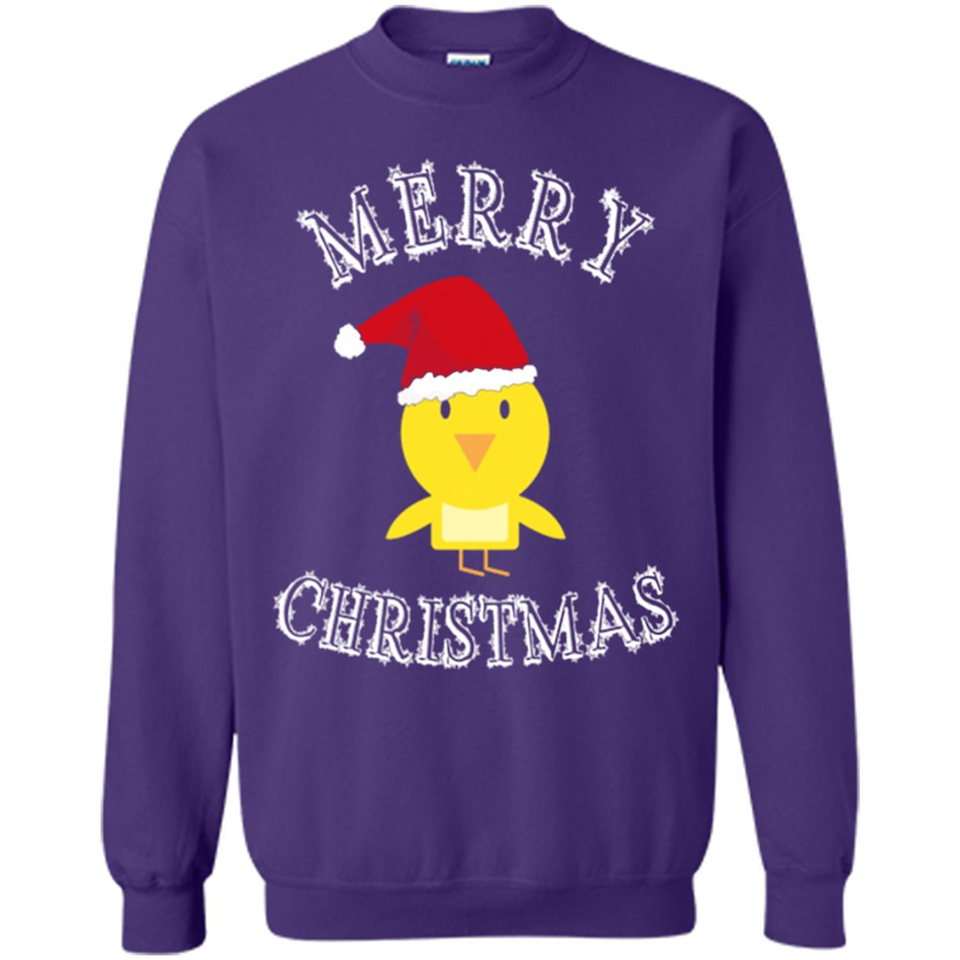 Bird Santa Merry Christmas T-Shirt - Birds Watchers Xmas - Sweatshirt