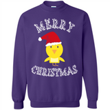 Bird Santa Merry Christmas T-Shirt - Birds Watchers Xmas - Sweatshirt