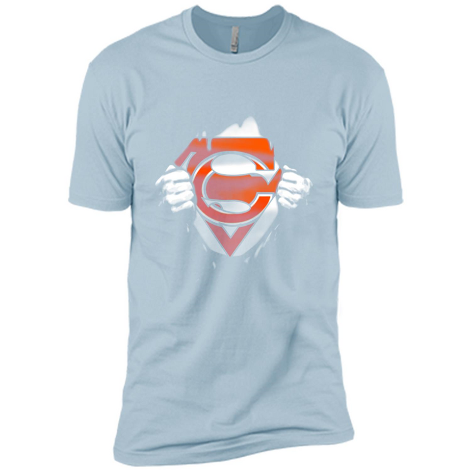 Chicago Bears And Superman Fans - Premium Short Sleeve T-Shirt
