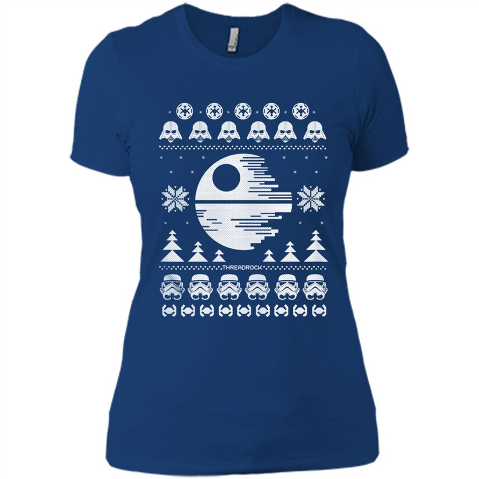 Star War Ugly Christmas 2018 - Ladies' Boyfriend T-Shirt