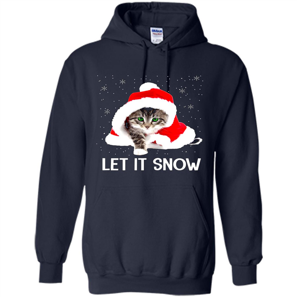 Let It Snow Cat Christmas sweater PINGPONG