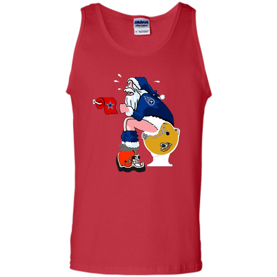 Tennessee Titans Santa Claus Toilet