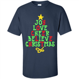 Joy Love Cheer Believe Christmas Tree