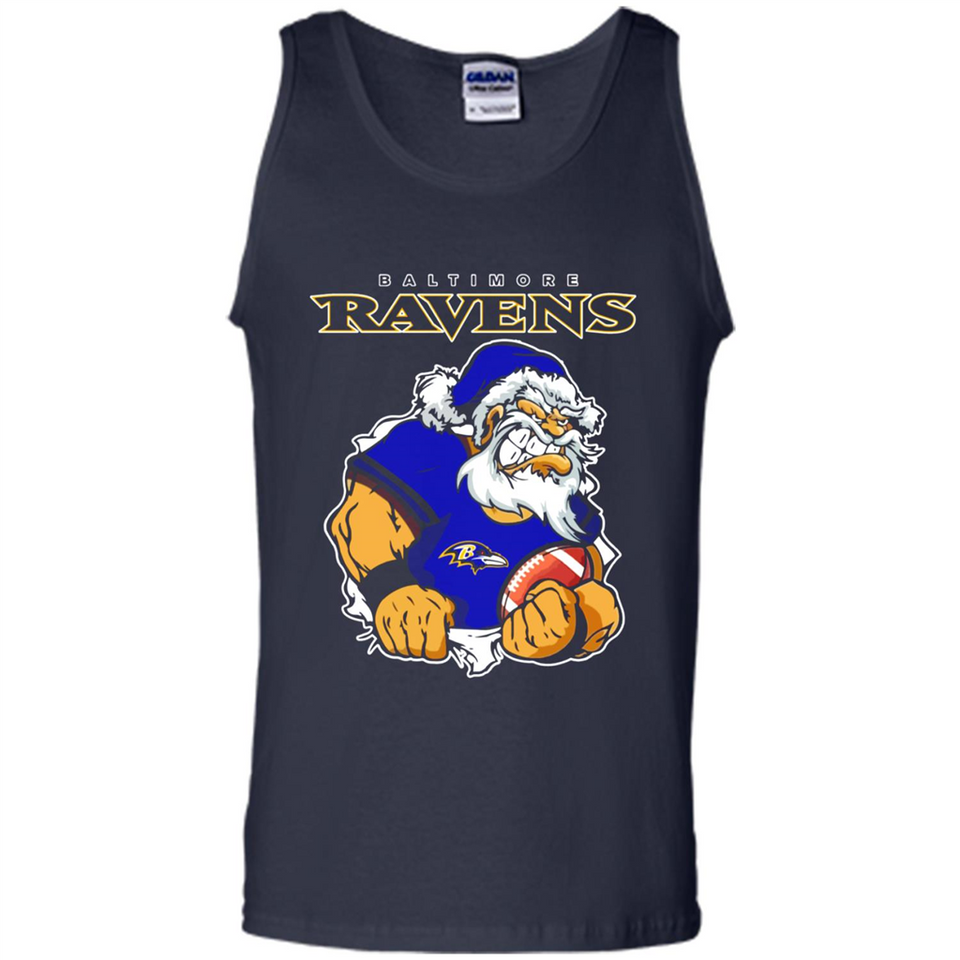 Grumpy Santa Claus Baltimore Ravens Football Team PINGPONG