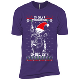 Morning Person Dutch Shepherd Funny Xmas - Premium Short Sleeve T-Shirt