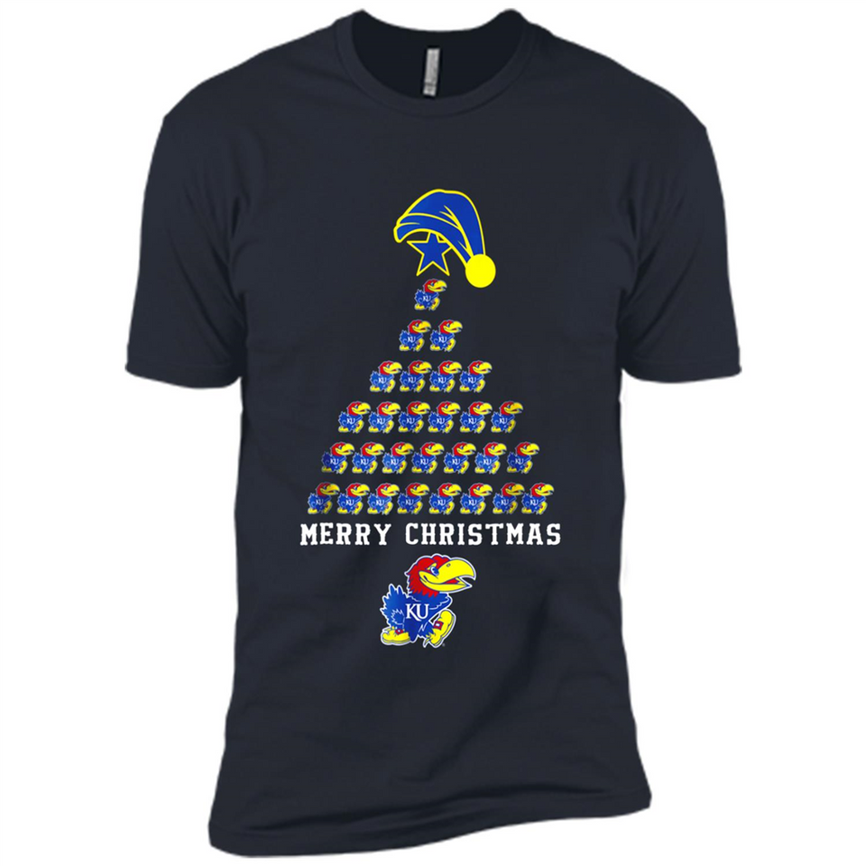 Perfect Kansas Jayhawks Christmas Tree PINGPONG