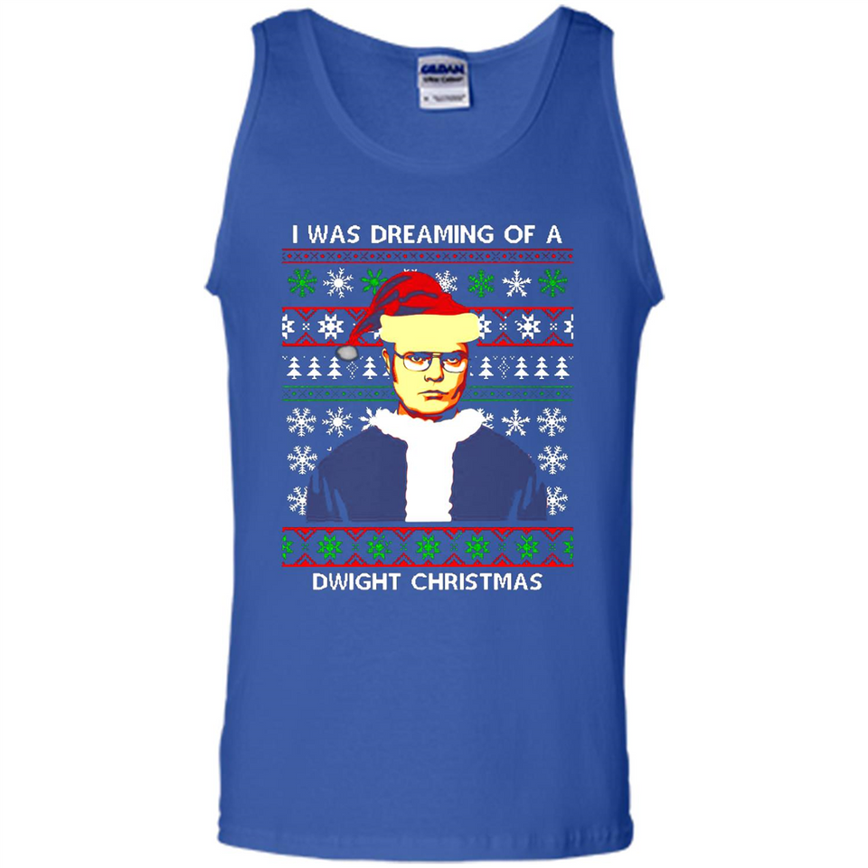 I'm dreaming of a Dwight Christmas sweatshirt - Tank Top