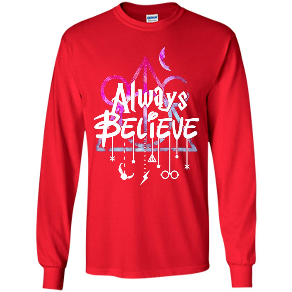 HIPPIE MOON MICKEY DEATHLY HALLOWS ALWAYS BELIEVE