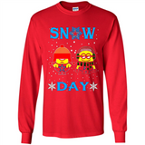 Snow Day Shirt For Dallas Cowboys Vs Minion Fans pingpong