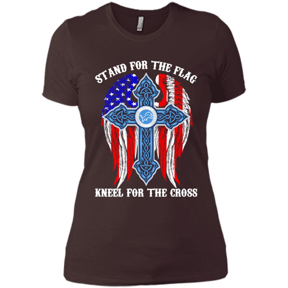 Detroit Lions - stand for the flag kneel for the cross