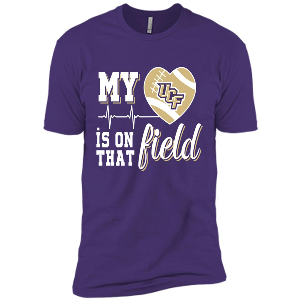 UCF Knights Football My Heart is on that Field - Premium Short Sleeve T-Shirt