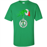 Amazing shirt Boston Celtics Glitter Grinch Monogram Ornament Christmas Gift - Shirt