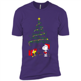 Snoopy Christmas Tree T-Shirt - Premium Short Sleeve T-Shirt