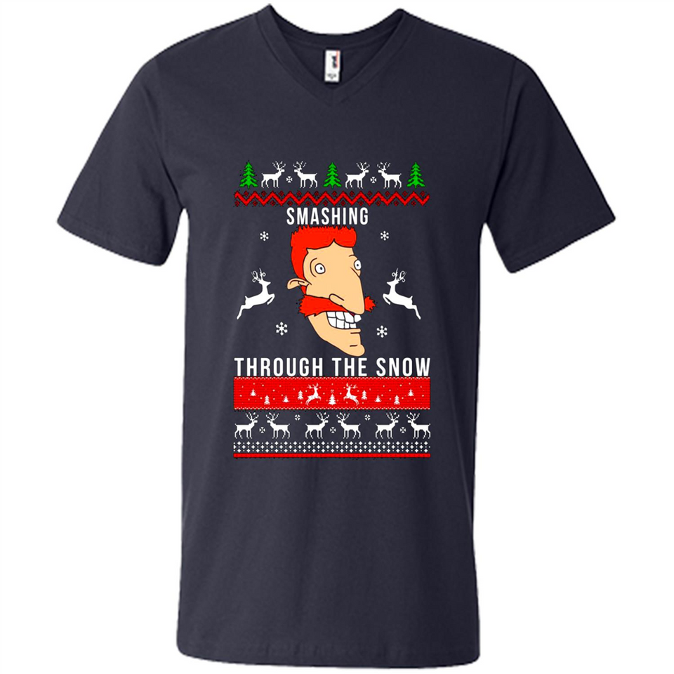 Nigel Thornberry Smashing through the snow Christmas sweatshirt PINGPONG