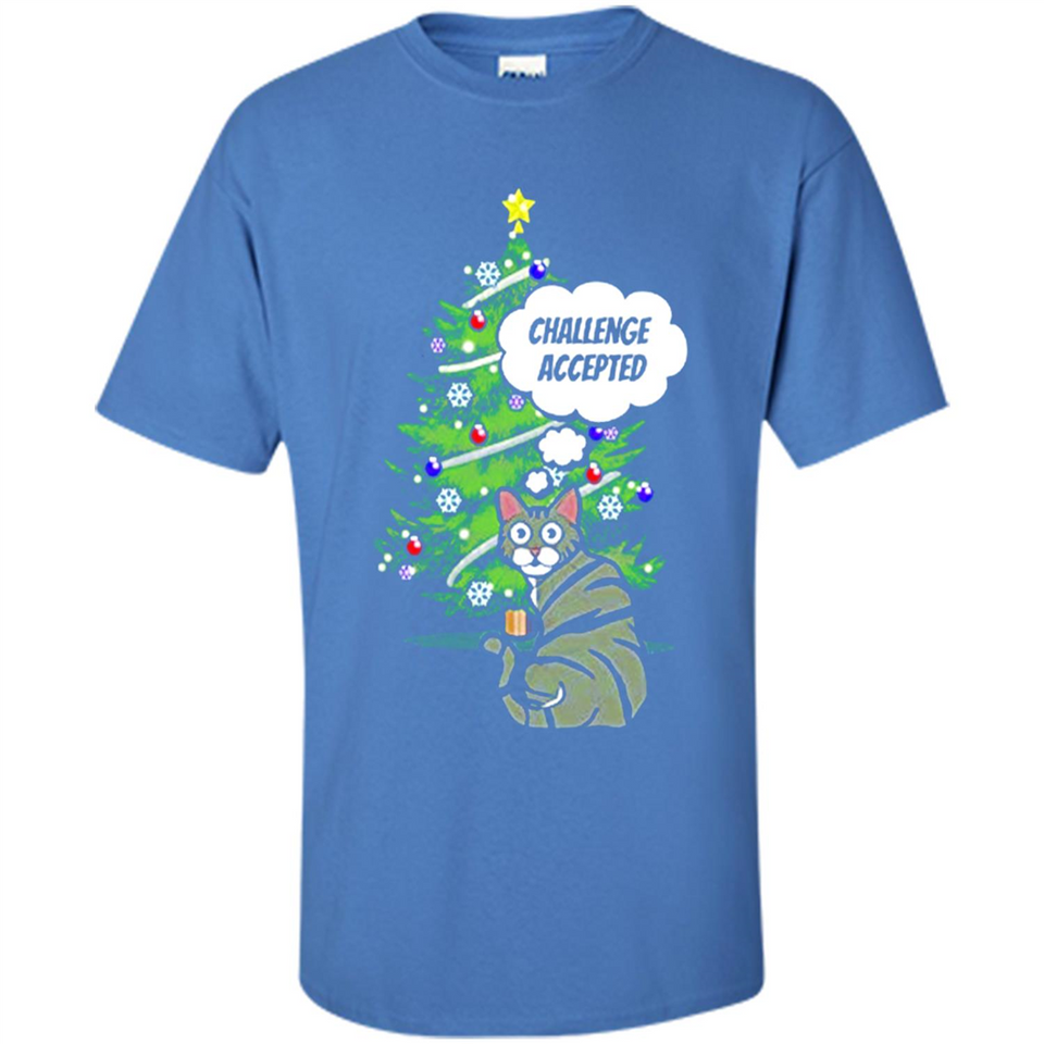 Christmas Tree Cat Long Sleeve Christmas Shirt for Cat Lover - Shirt