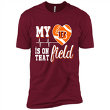 Cincinnati Bengals Football My Heart is on that Field - Premium Short Sleeve T-Shirt