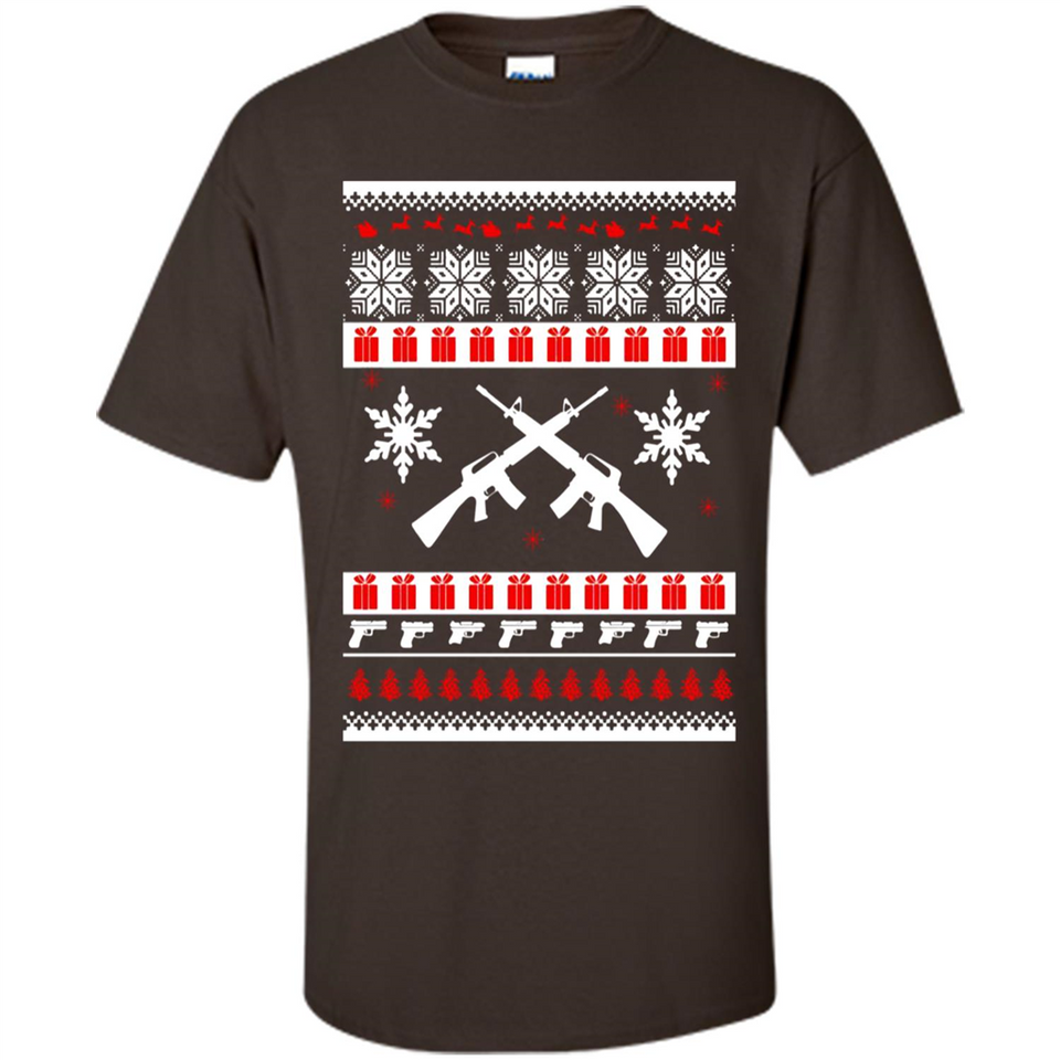 Rifle I Want Rifle Guns For Christmas ugly - Shirt