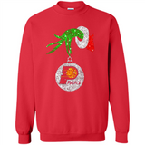 Amazing tee Indiana Pacers Glitter Grinch Monogram Ornament Christmas Gift - Sweatshirt