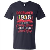 December 1988 30 Years Of Being Classy Sassy - Men's V-Neck