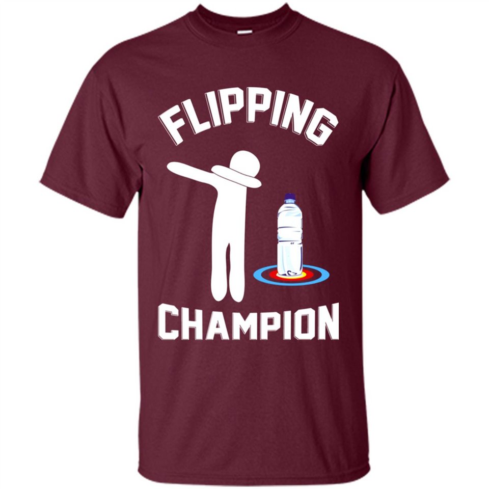 Water Bottle Flipping Tshirt Dabbing Flipping Champion - Shirt