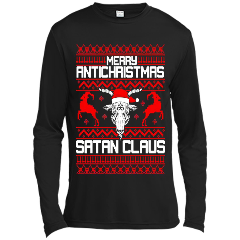 Merry Antichristmas Satan Claus - Canvas Long Sleeve T-Shirt