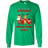 Never Underestimate An April Woman Watches Hallmark Movies Sweatshirt PINGPONG