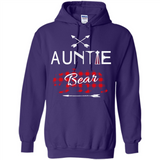 Aunt Shirt Buffalo Plaid Family Camp Bear Tee - Hoodie