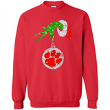 Amazing tee Clemson Tigers Glitter Grinch Monogram Ornament Christmas Gift - Sweatshirt