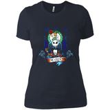 Boston Celtics Halloween The Nightmare Before Christmas - Ladies' Boyfriend T-Shirt