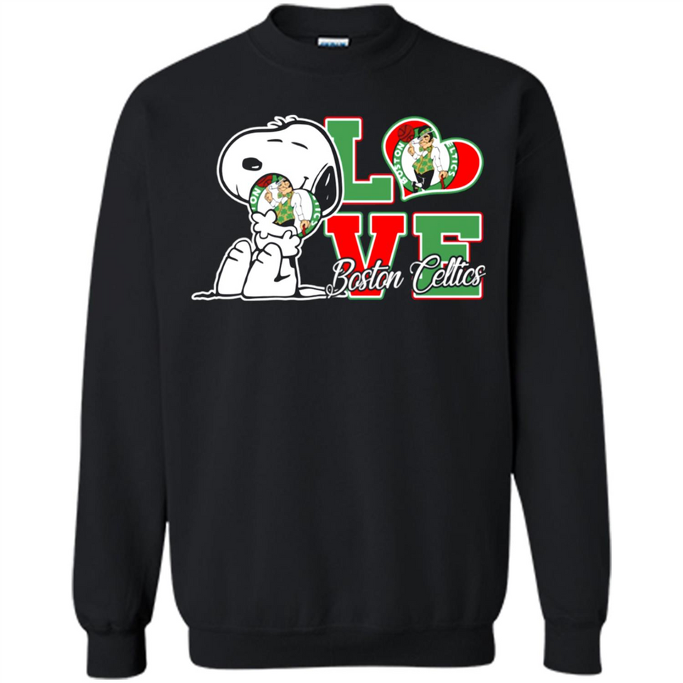 Snoopy loves NBA Boston Celtics - Sweatshirt