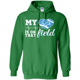 Detroit Lions Football My Heart is on that Field - Hoodie