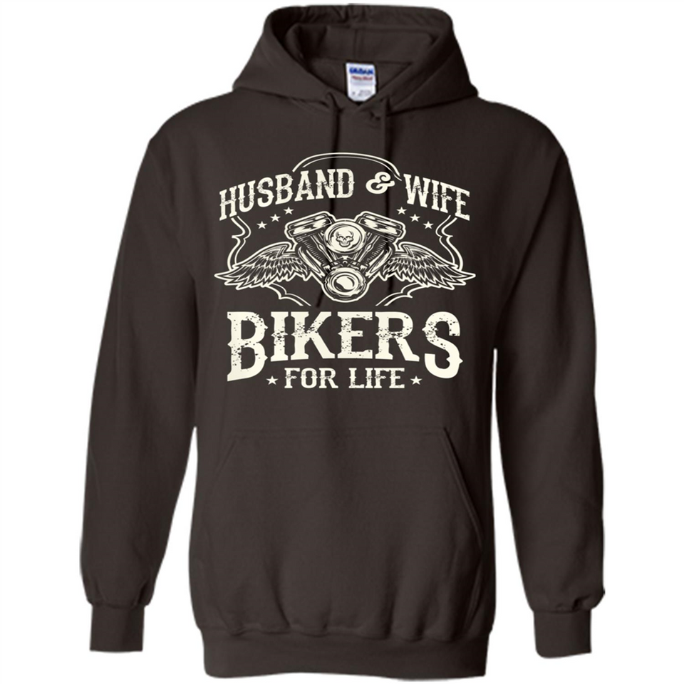 Husband & Wife Biker For Life Couple
