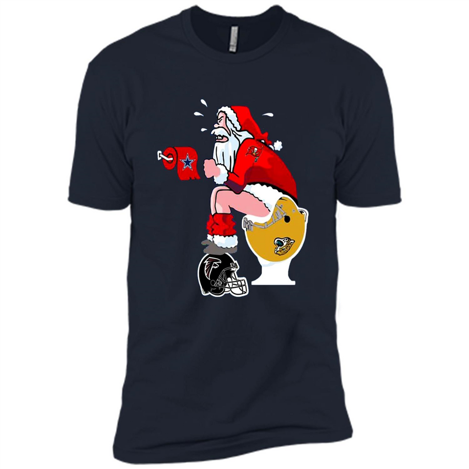 Tampa Bay Buccaneers Santa Claus Toilet