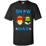 Snow Day Shirt For Denver Broncos Vs Minion Fans pingpong