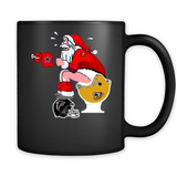 Tampa Bay Buccaneers Santa Claus Toilet