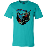 Dancing Funny Guitar Vintage Metal Rock Band Shirt PINGPONG - Canvas Unisex T-Shirt