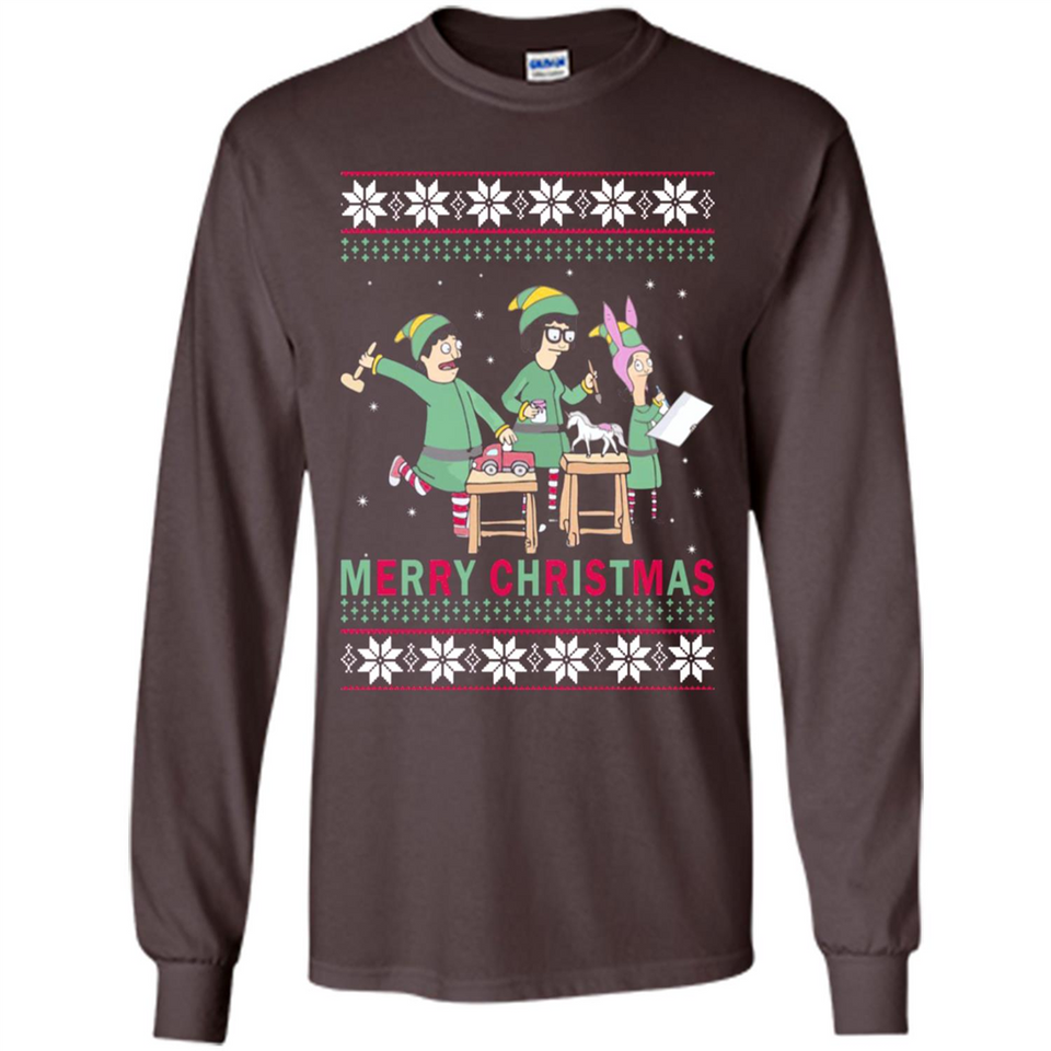 Bob’s burgers Elf Merry Christmas - Long Sleeve T-Shirt