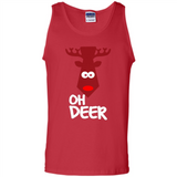 Oh Deer Christmas Reindeer Black mugs PINGPONG - Tank Top
