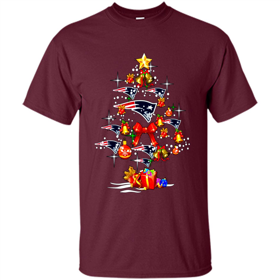New England Patriots Christmas Tree sweater PINGPONG