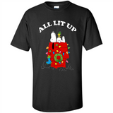 Peanuts By Schulz Snoopy Young Men_s Christmas SweatShirt - Shirt