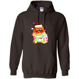 Pomeranian Santa Lights Christmas Dog Xmas Sweatshirt - Hoodie