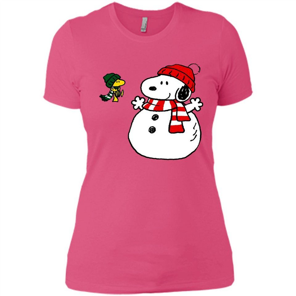 Snoopy Snowman Christmas