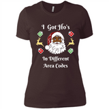 I Got Ho's Santa Christmas - Ladies' Boyfriend T-Shirt