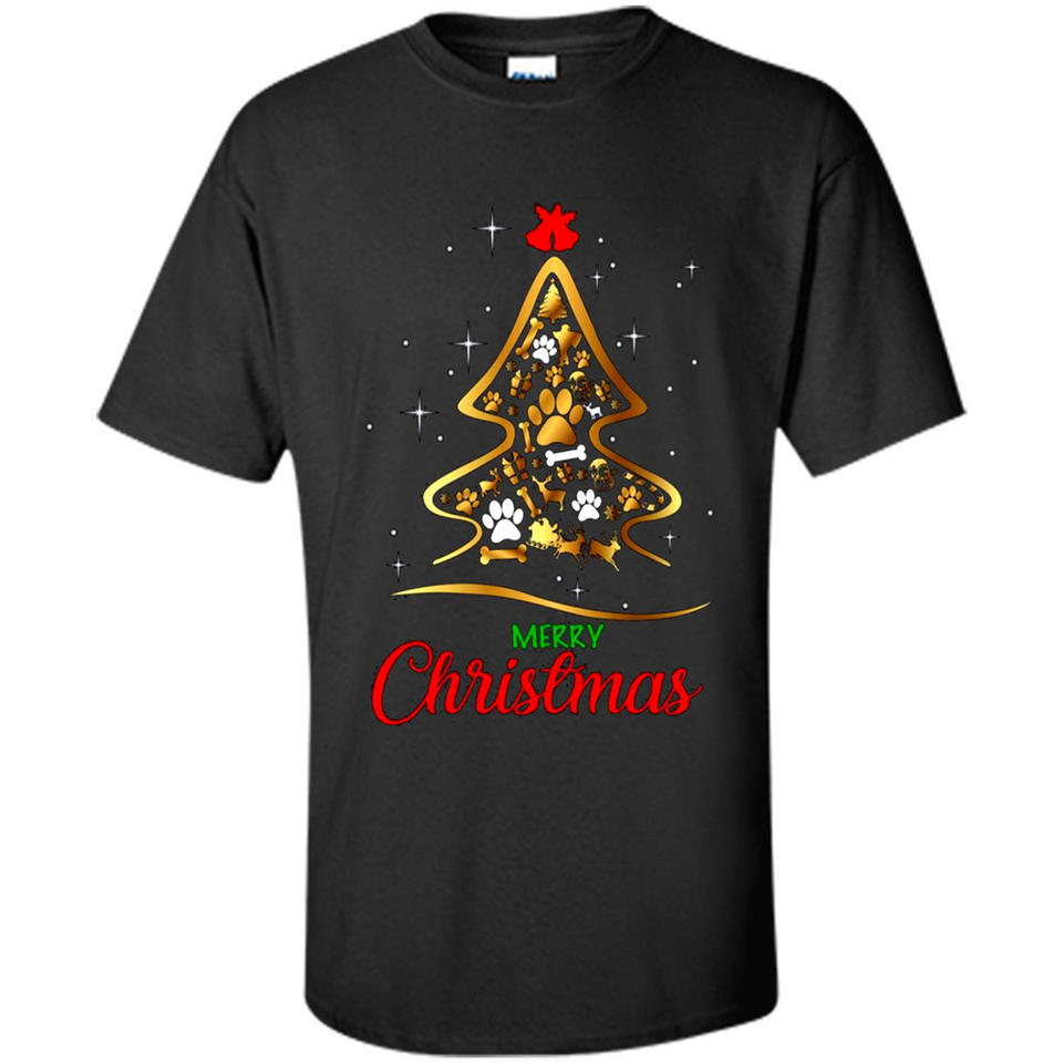 Merry Christmas Dogs Christmas Tree sweater PINGPONG