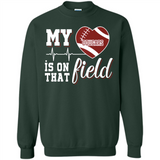 Washington State Cougars Football My Heart is on that Field - Sweatshirt